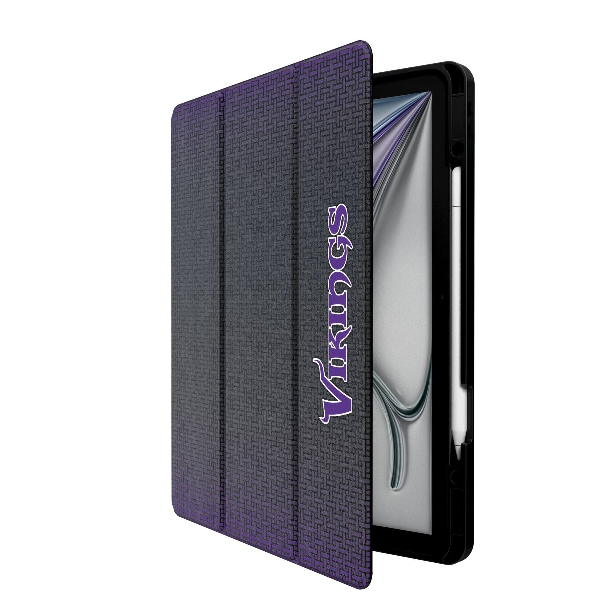 Alt View 1. Keyscaper - Minnesota Vikings iPad Case - 13in Air M2/M3 - Black.