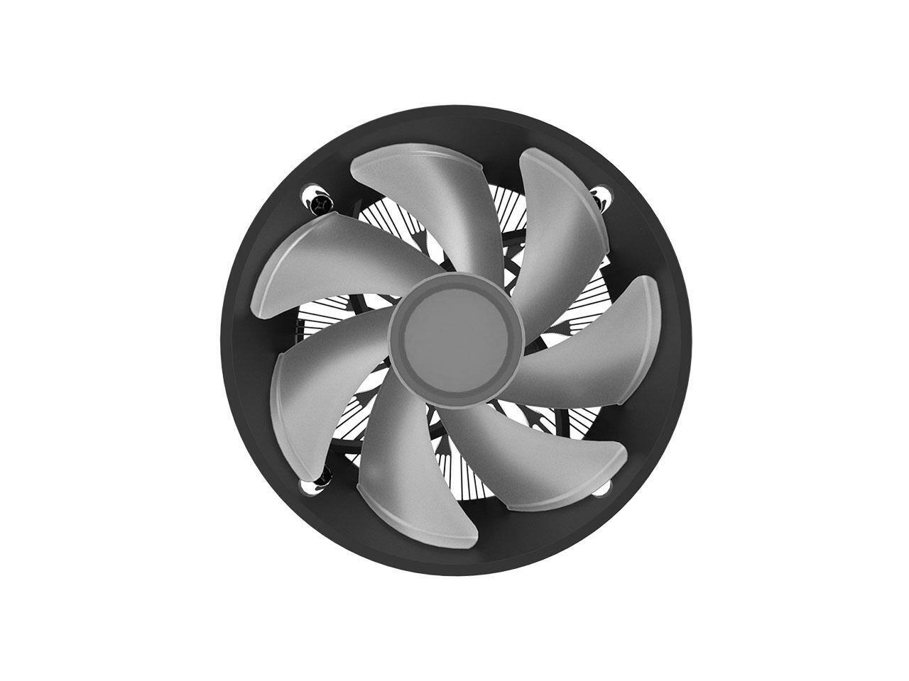Alt View 2. Thermaltake - UX150 ARGB Sync Cooling Fan/Heatsink - Black.