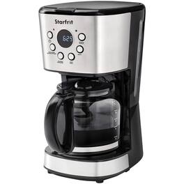 Starfrit - 024001-002-0000 900-watt 12-cup Drip Coffee Maker Machine - Black