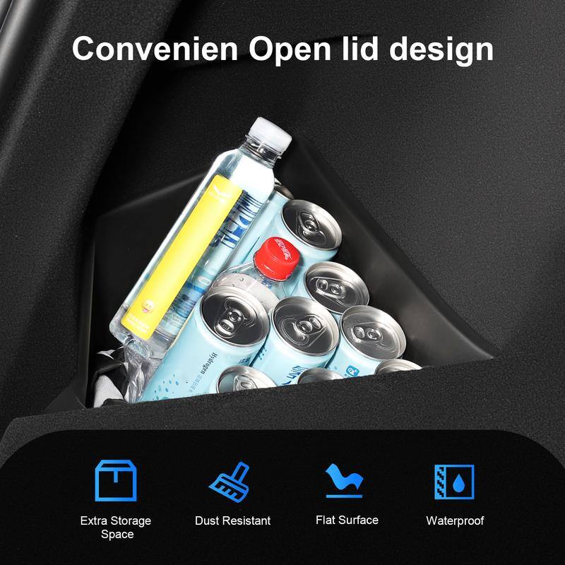 Convenient Open lid design

- Extra Storage Space
- Dust Resistant
- Flat Surface
- Waterproof