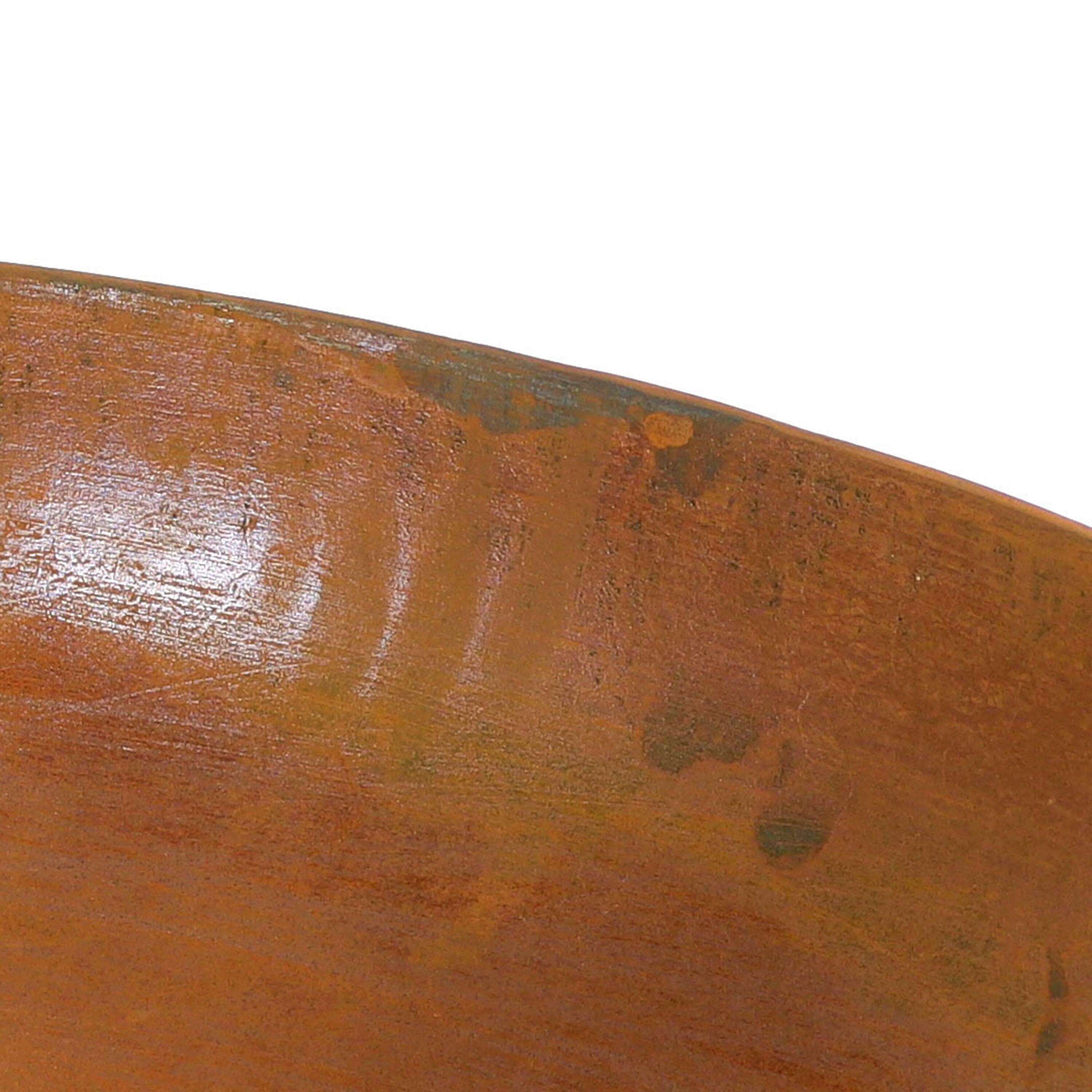 Alt View 10. Sunnydaze - 30 in Rustic Cast Iron Wood-Burning Fire Pit with Handles - Rust.