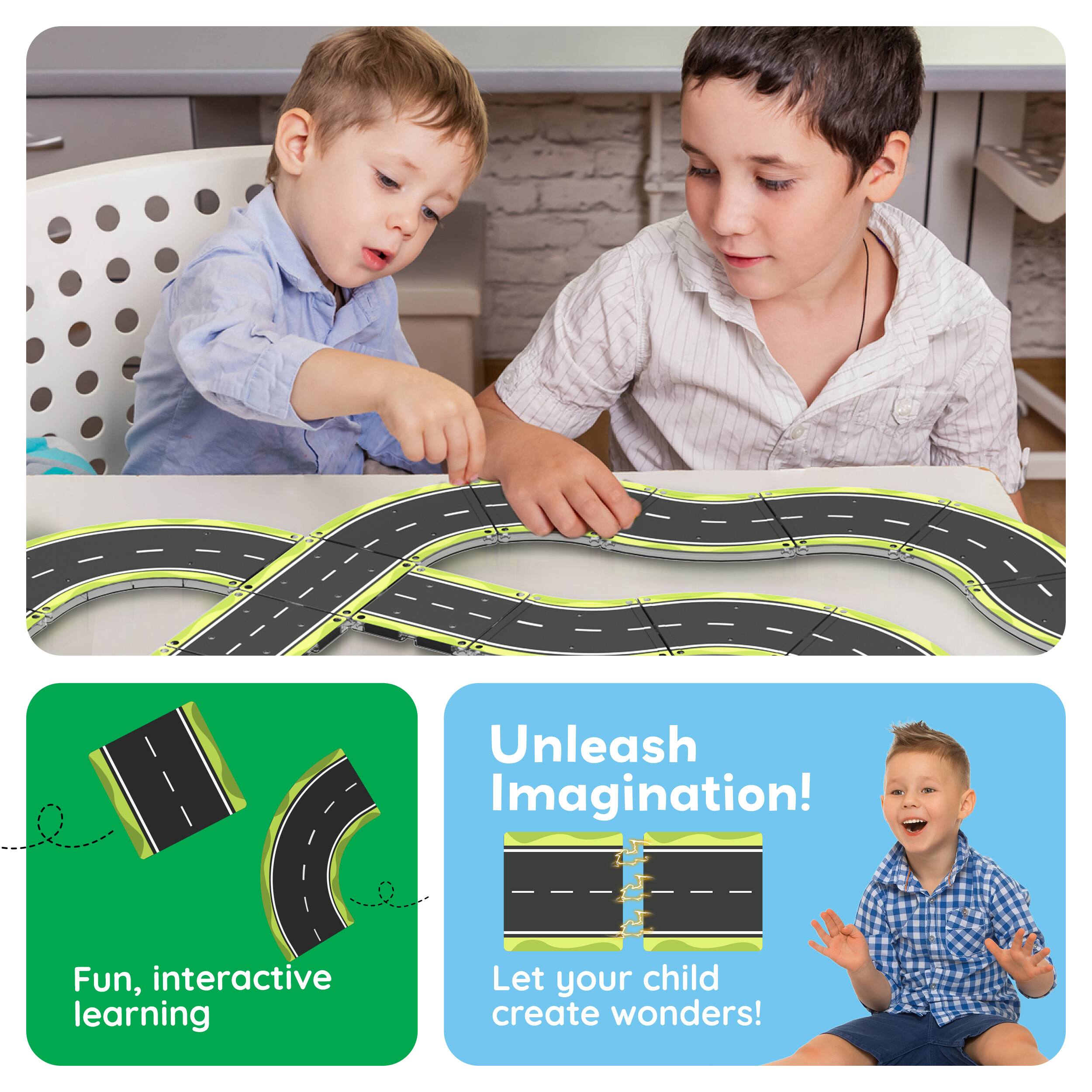 Unleash Imagination!  
Fun, interactive learning  
Let your child create wonders!