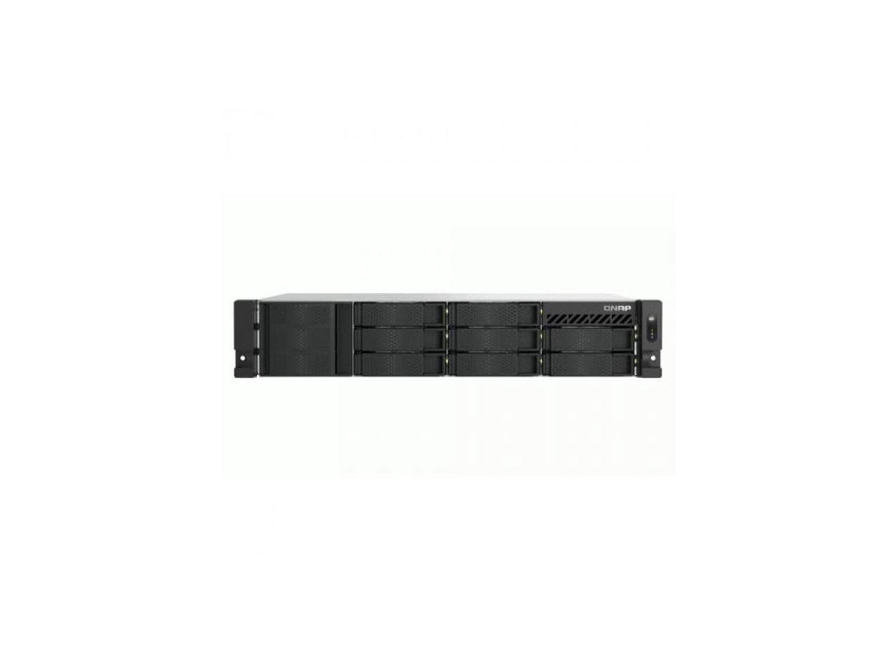 Alt View 1. QNAP - QNAP TS-855eU-8GSAN NAS, Intel Atom C5125 8-Core, 8GB RAM, 8x HDD/SSD Bays, SATA.