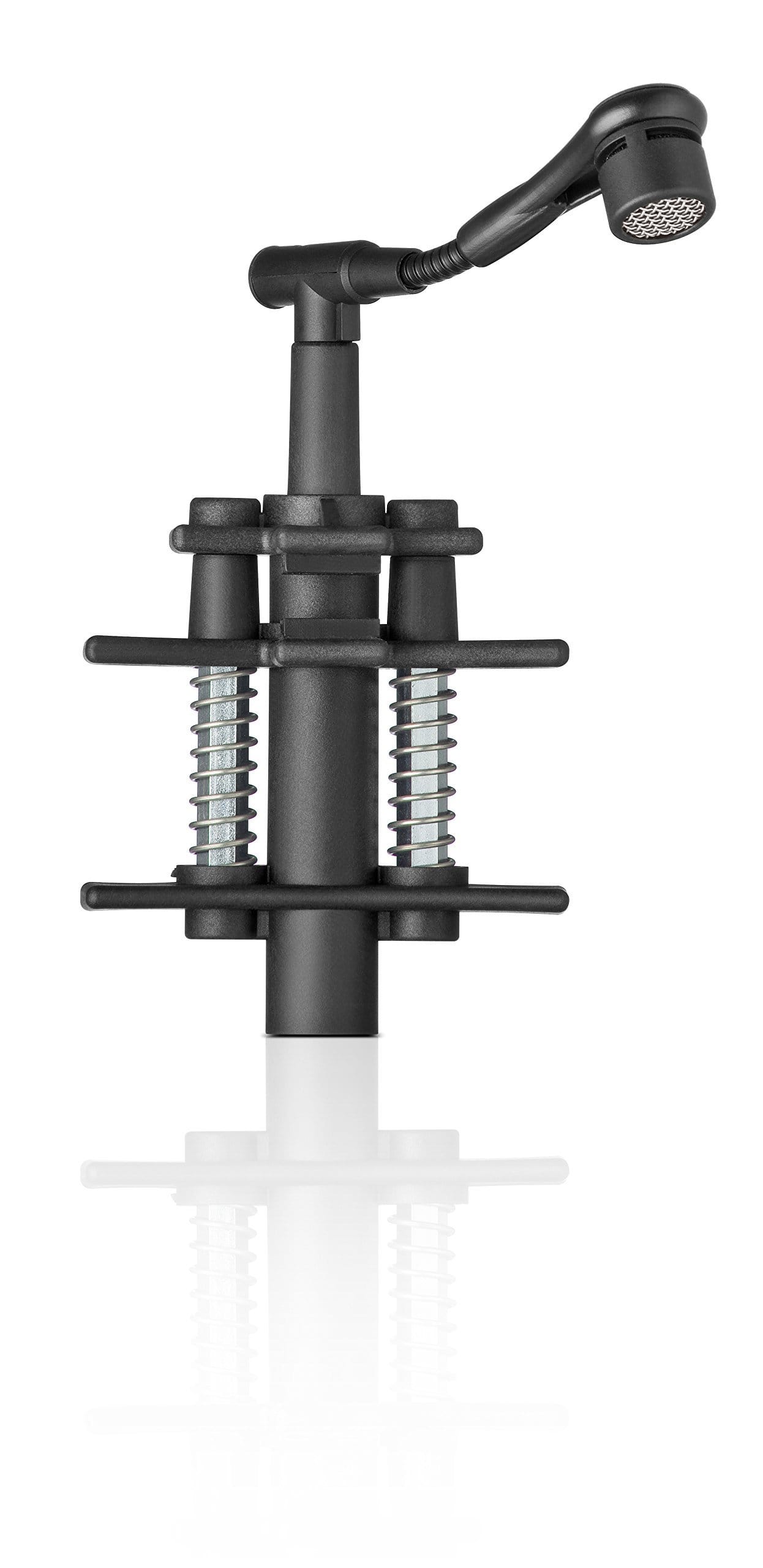 Front. Beyerdynamic - beyerdynamic TG-D58C Condenser Clip-On Cardioid Microphone with Angled Gooseneck, for Drums and Percussion - Black.