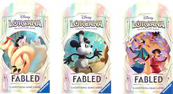 lorcana booster box fabled LORCANA Disney Booster box : Reign of Jafar & Fabled (1pack) JAPANESE