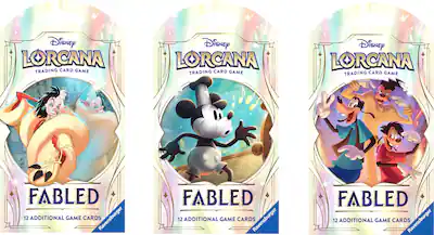 Disney - Lorcana Fabled Sleeved Booster - Styles May Vary Disney - Lorcana Fabled Sleeved Booster - Styles May Vary