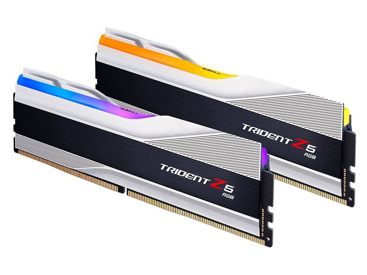 G.SKILL Trident Z5 RGB 64GB DDR5 6000MHz RAM (2x32GB) Silver