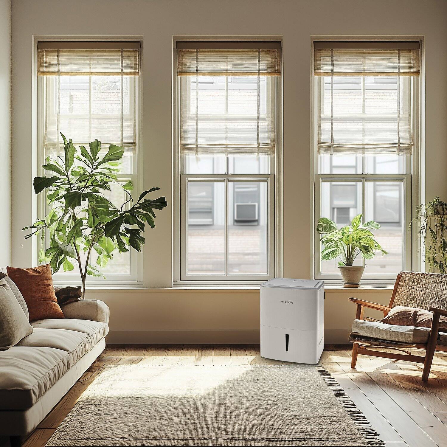 Alt View 23. Frigidaire - Frigidaire 35 Pint Smart Dehumidifier - White.