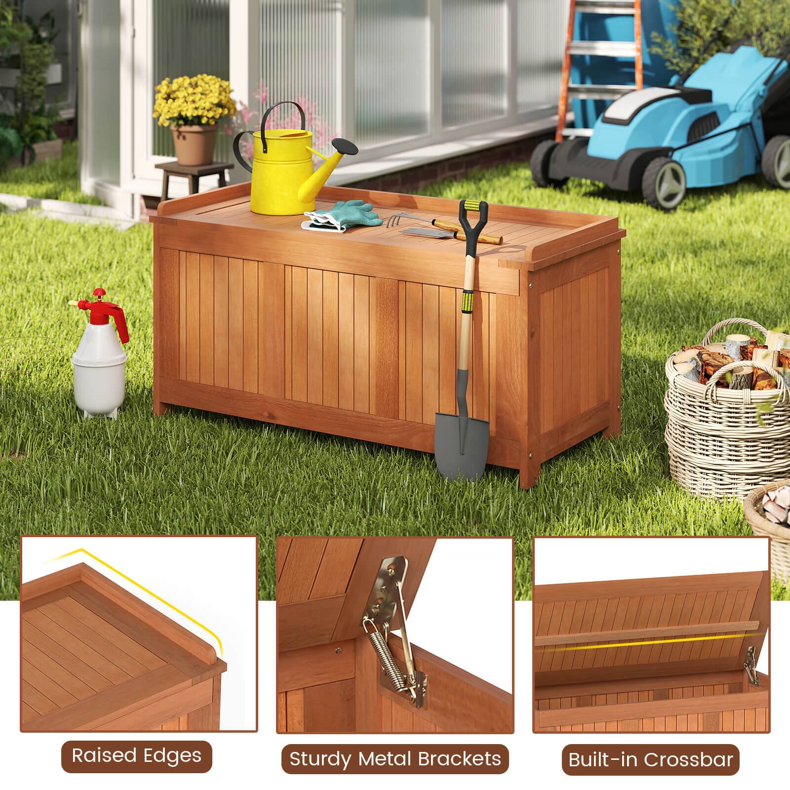 Raised Edges  
Sturdy Metal Brackets  
Built-in Crossbar