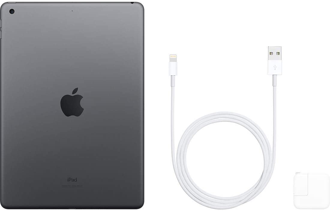 Back. Apple - Refurbished iPad 7th Gen A2200 (WiFi + Cellular Unlocked) 32GB - Space Gray.