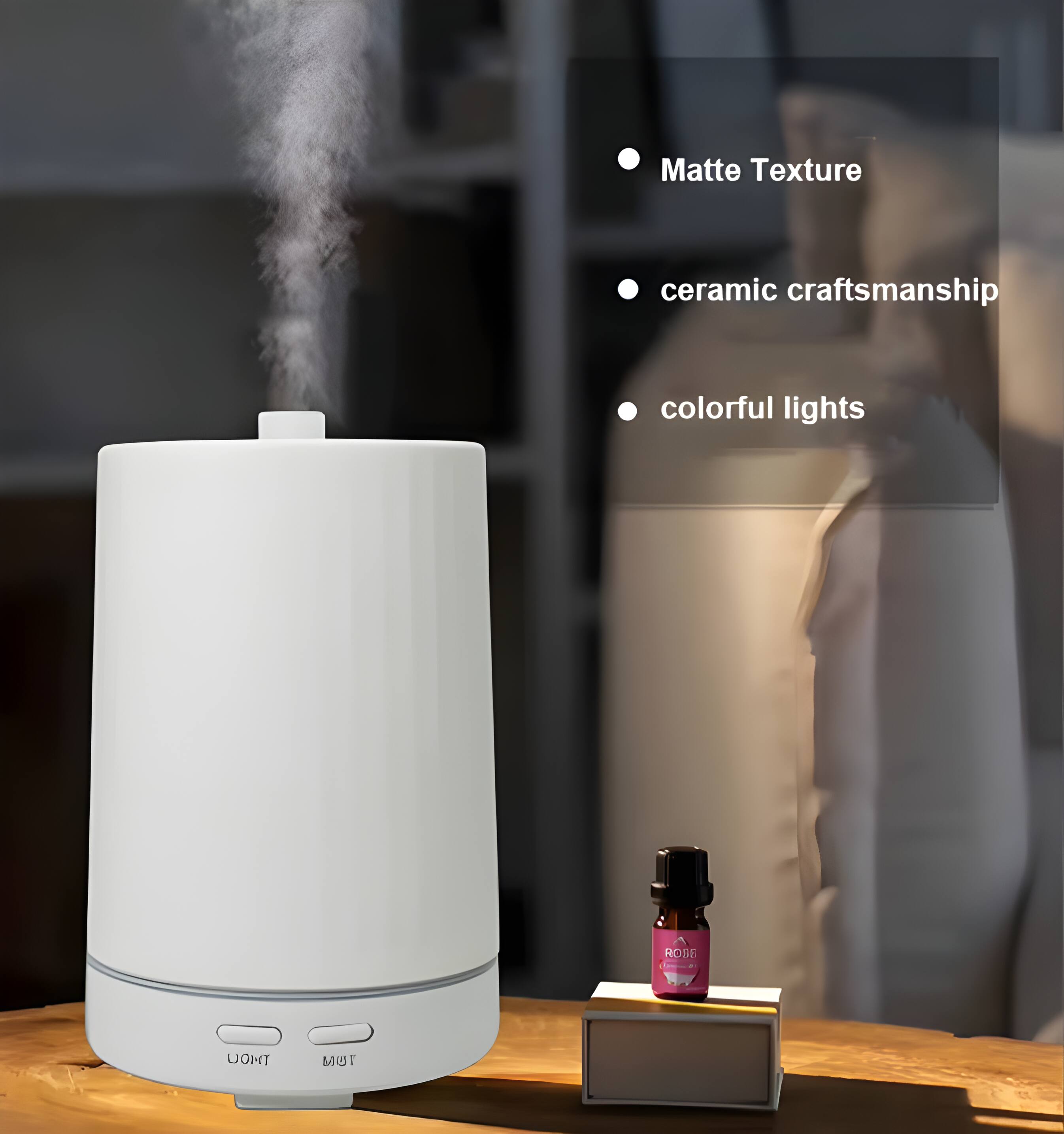 Matte Texture ceramic craftsmanship colorful lights