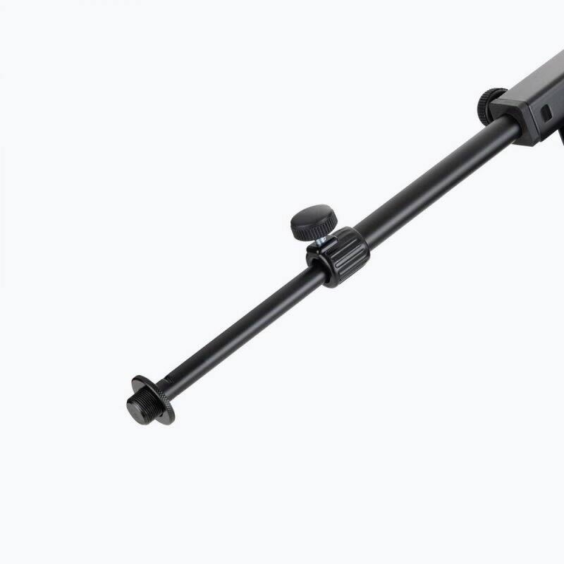 Alt View 4. On Stage Stands - On-Stage MS7411TB Telescoping Microphone Boom Stand - Black.