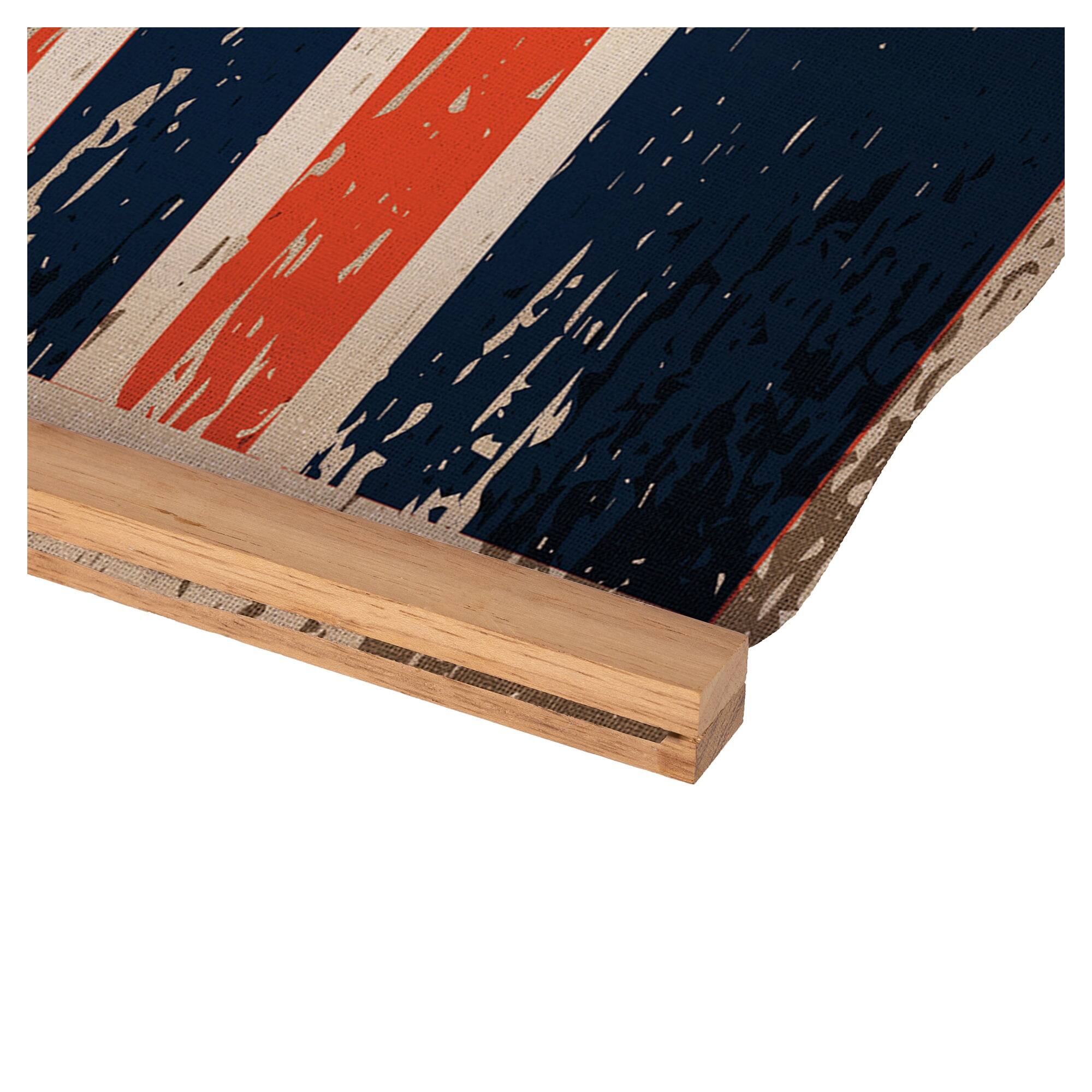 Alt View 3. Evergreen Enterprises - Auburn Tigers 24" x 36" Antique Style Canvas Wall Art Tapestry with Wood Frame - Multicolor.
