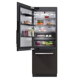 Miele - KFMC 3836 L 30" 16.5 Cubic Feet Bottom Mount MasterCool Fridge-Freezer - Custom Panel Ready