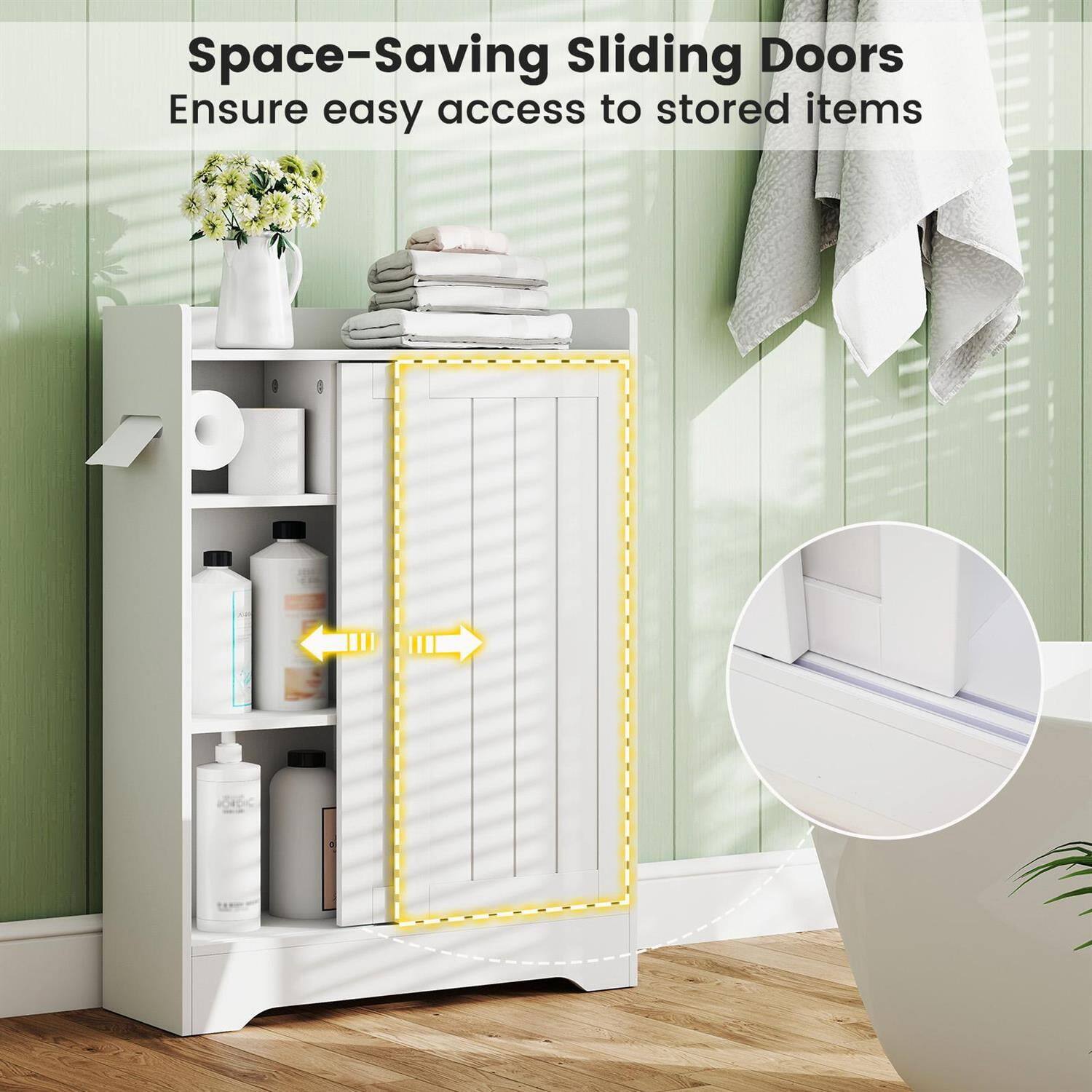 Space-Saving Sliding Doors  
Ensure easy access to stored items