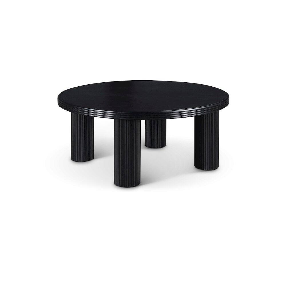 Front. Meridian Furniture - Hayden Black Coffee Table - Black.