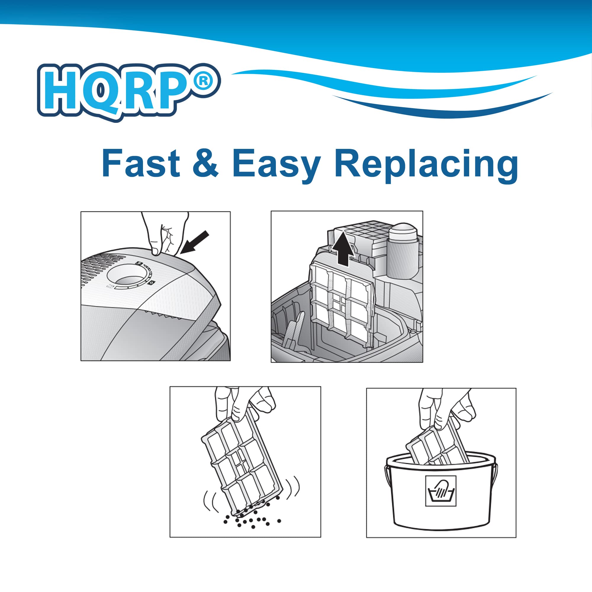 HQRP®  
Fast & Easy Replacing