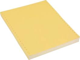 Staples - 9.5" x 11" Carbonless Paper, 15 lbs, 100 Brightness, 800/Carton - White/Pink/Canary