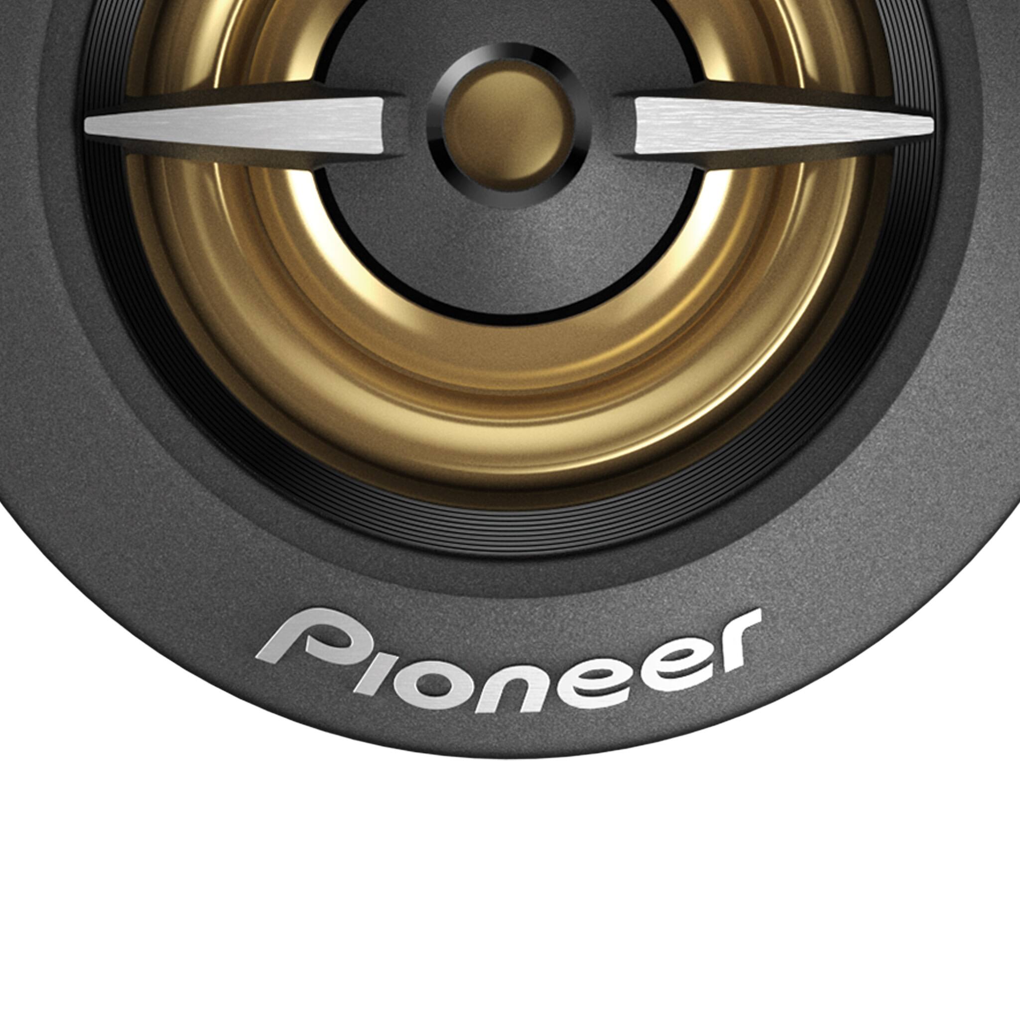 Left. Pioneer - 3/4" - 450 W Max Power, PEI Hard Dome - Component Tweeter (pair) - Black.
