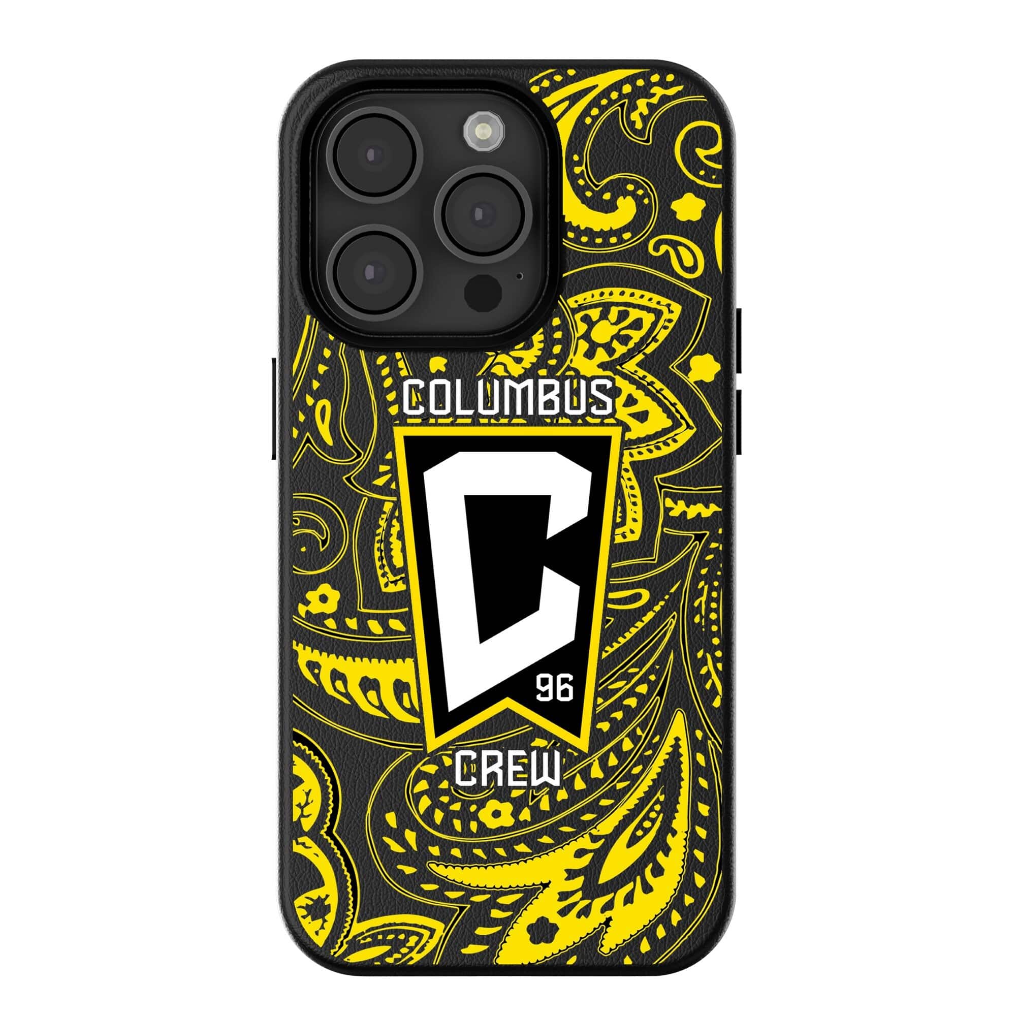 Keyscaper - MLS - Columbus Crew iPhone Magnetic Bump Case - 15 - Black