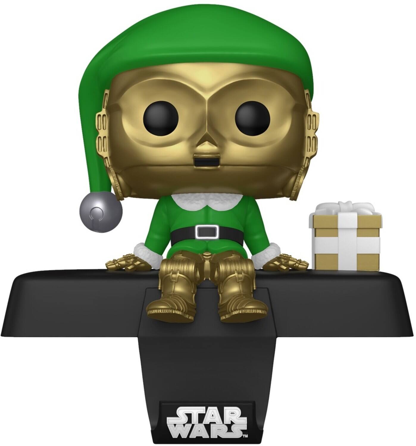 FUNKO Edge-Sitter Bobblehead Stocking Hanger: Star Wars: C-3PO - Collectibles