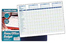 Cardinal - Adams Home and Office Budget Record Journal, Ruled - Navy Blue