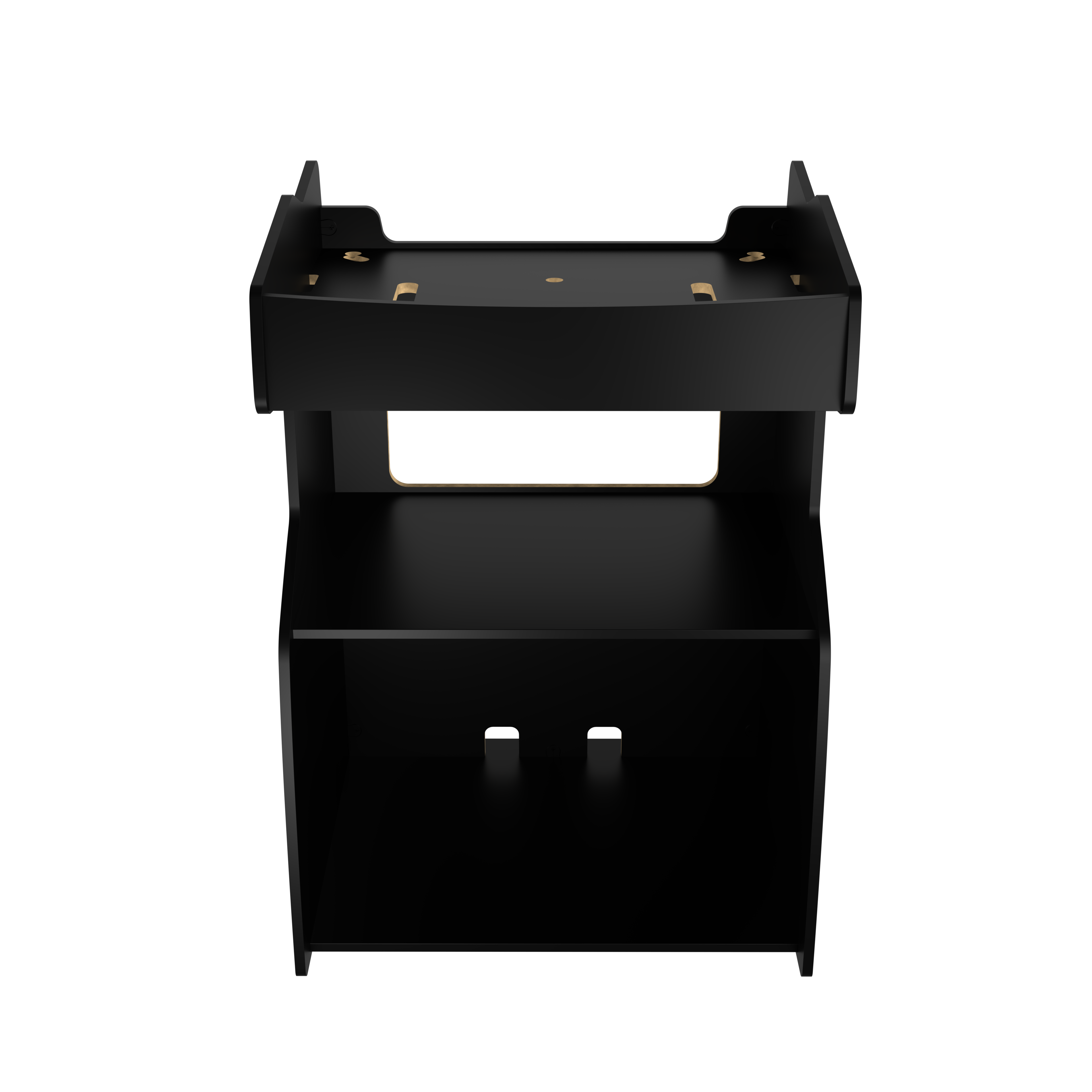 Front. Incredible Technologies - Golden Tee GO Stand - Black.