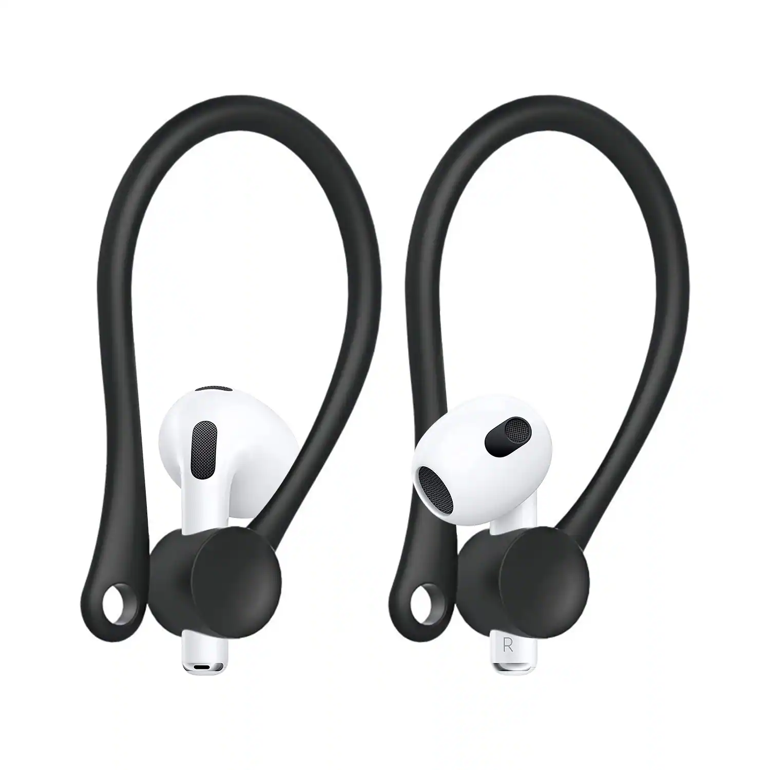 Alt View 11. SaharaCase - Silicone Accessories Kit for Apple AirPods 3 (3rd Generation) - Black.