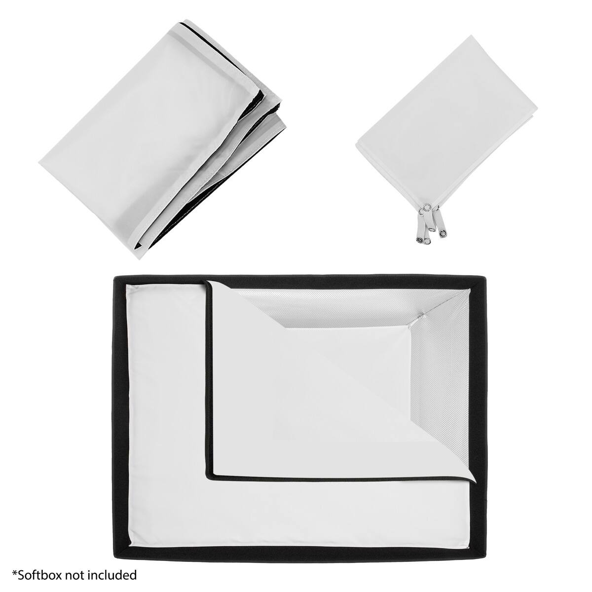 *Softbox not included