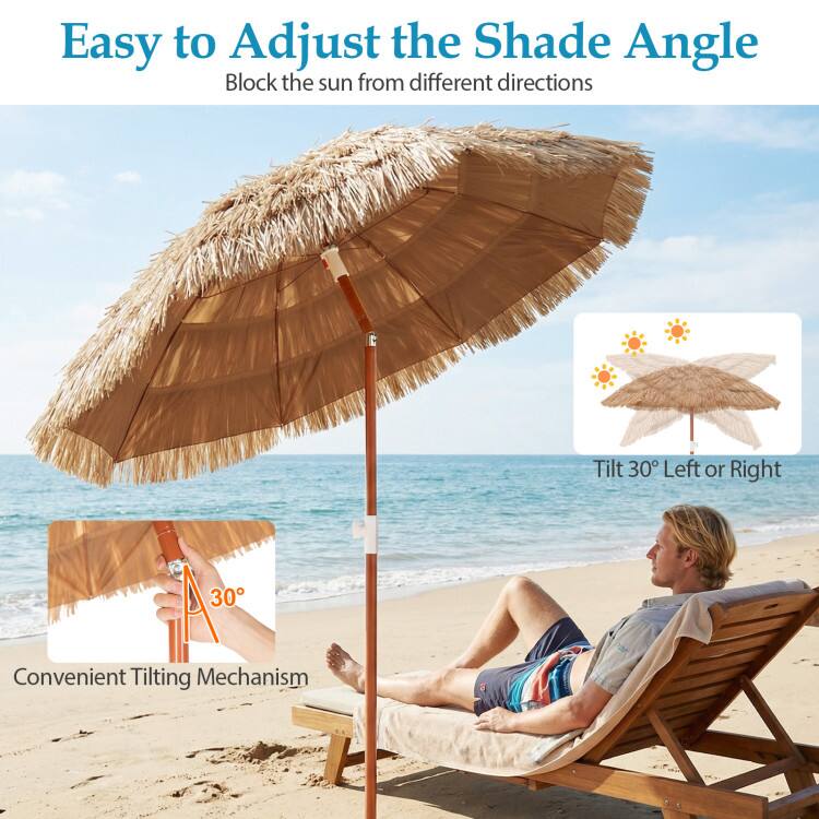 Easy to Adjust the Shade Angle  
Block the sun from different directions  
Tilt 30° Left or Right  
Convenient Tilting Mechanism