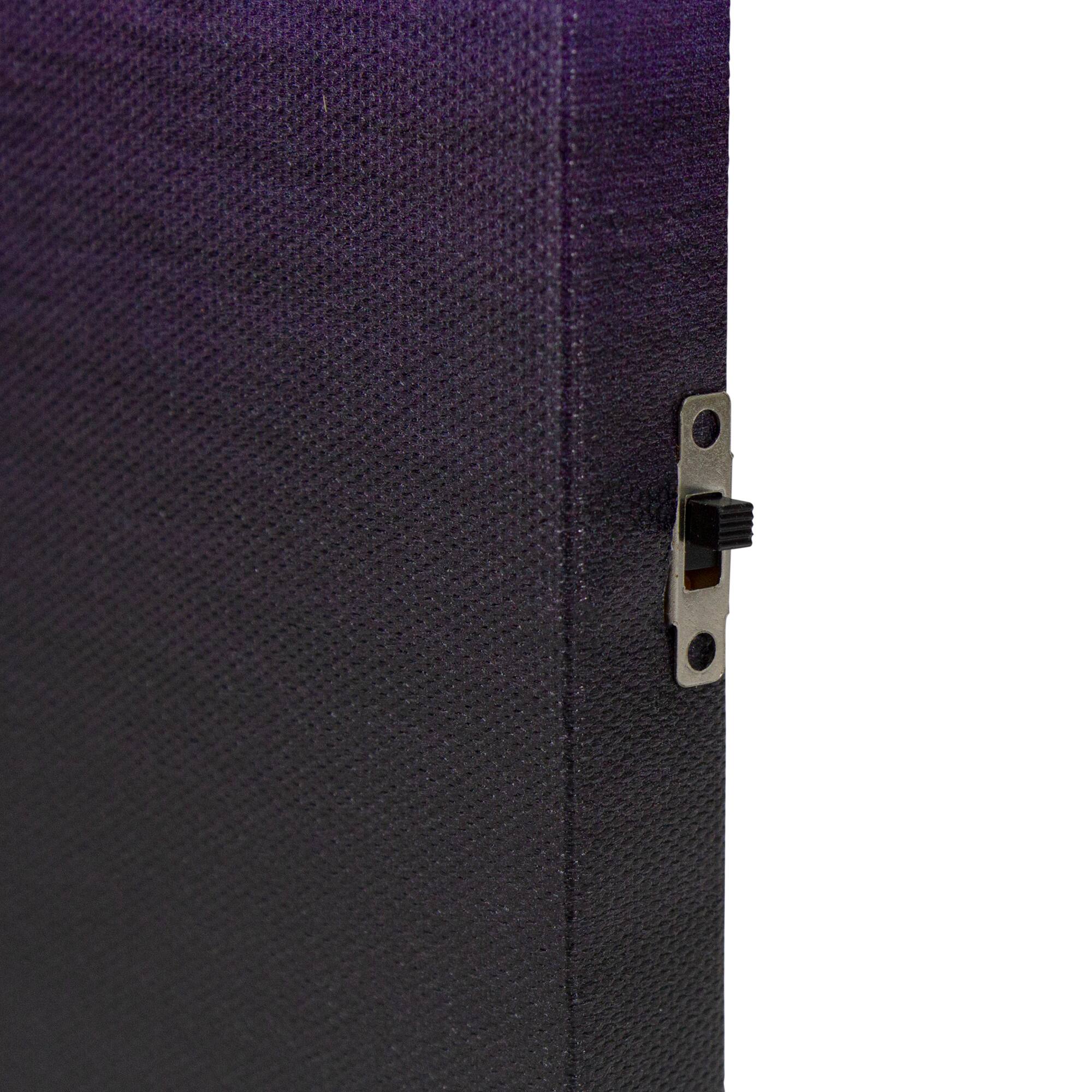 Alt View 5. Northlight - LED Lighted Famous San Francisco Oakland Bay Bridge Canvas Wall Art 23.5" - Purple.