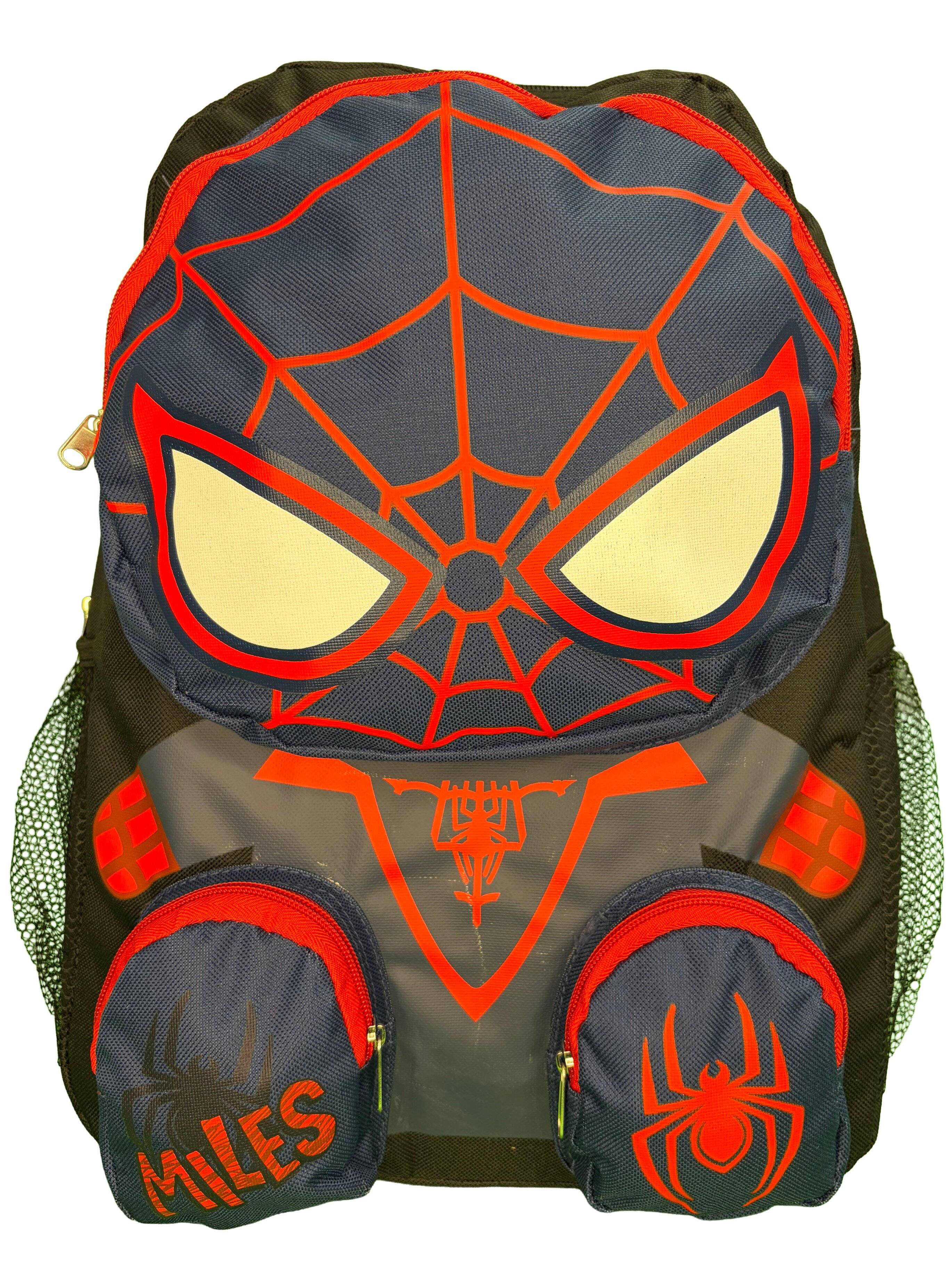 Alt View 1. UPD - Spiderman Friends Miles 16" Backpack with 3 Zipper Pockets - Multicolored.