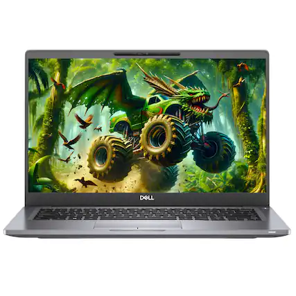 Front. Dell - Dell Latitude 7410 14" FHD Laptop-Intel Core i5 10th Gen-16GB RAM-250GB NVMe SSD-Backlit Keyboard-Win 11 Pro.