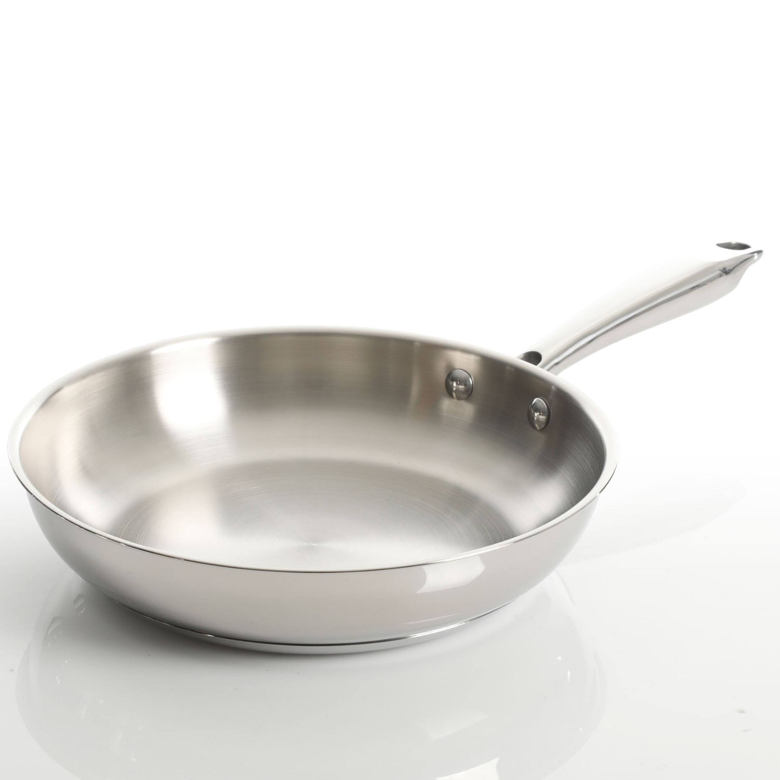 Alt View 10. Kenmore - Kenmore Elite Devon 10 Piece Heavy Gauge Stainless Steel Cookware Set - Silver.