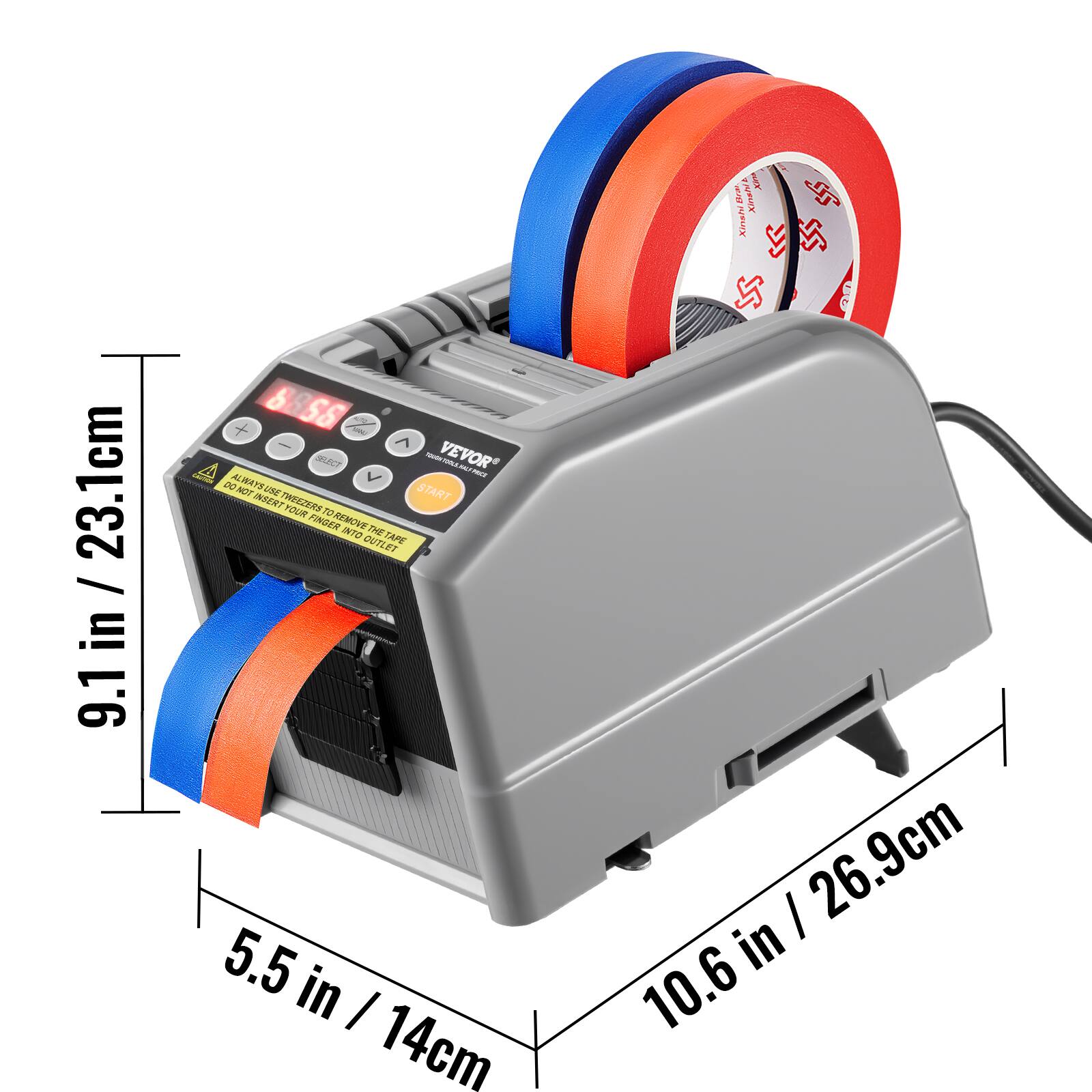A UPIC 2 nIa 20 23.1cm / in 9.1 + 856 S6 : A SUCT - VEVOR - - Al HR HR V D0 NOT SXE INFERT TREEZERS START RUDTTREEH FOUR TOREMOV FONDER THE INTO APE CUTLET 5.5 in I 14cm I 26.9cm in 10.6

Corrected text:
A UPIC 2 nIa 20 23.1cm / in 9.1 + 856 S6 : A SUCT - VEVOR - - Al HR HR V D0 NOT SXE INFERT TREEZERS START RUDTTREEH FOUR TOREMOV FONDER THE INTO APE CUTLET 5.5 in / 14cm 10.6 in / 26.9cm
