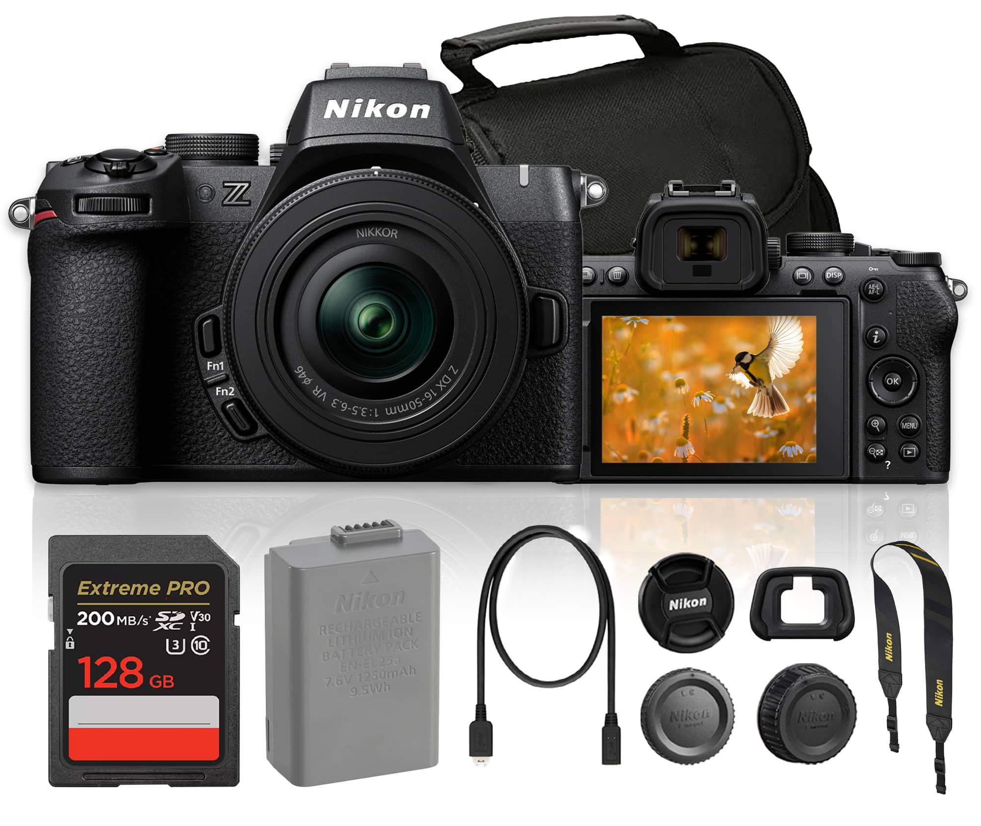 Nikon Z50 II Mirrorless Camera with 16 50mm Lens Bundle With Bag +