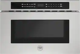 Bertazzoni - 24 in. 1.2 Cu. Ft. Microwave Drawer - Stainless Steel