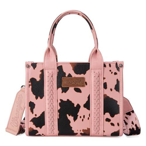 Allover Cow Print Pink