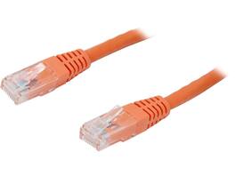 StarTech.com - C6PATCH6OR 6 ft. Cat 6 Orange Molded UTP Gigabit Patch Cable