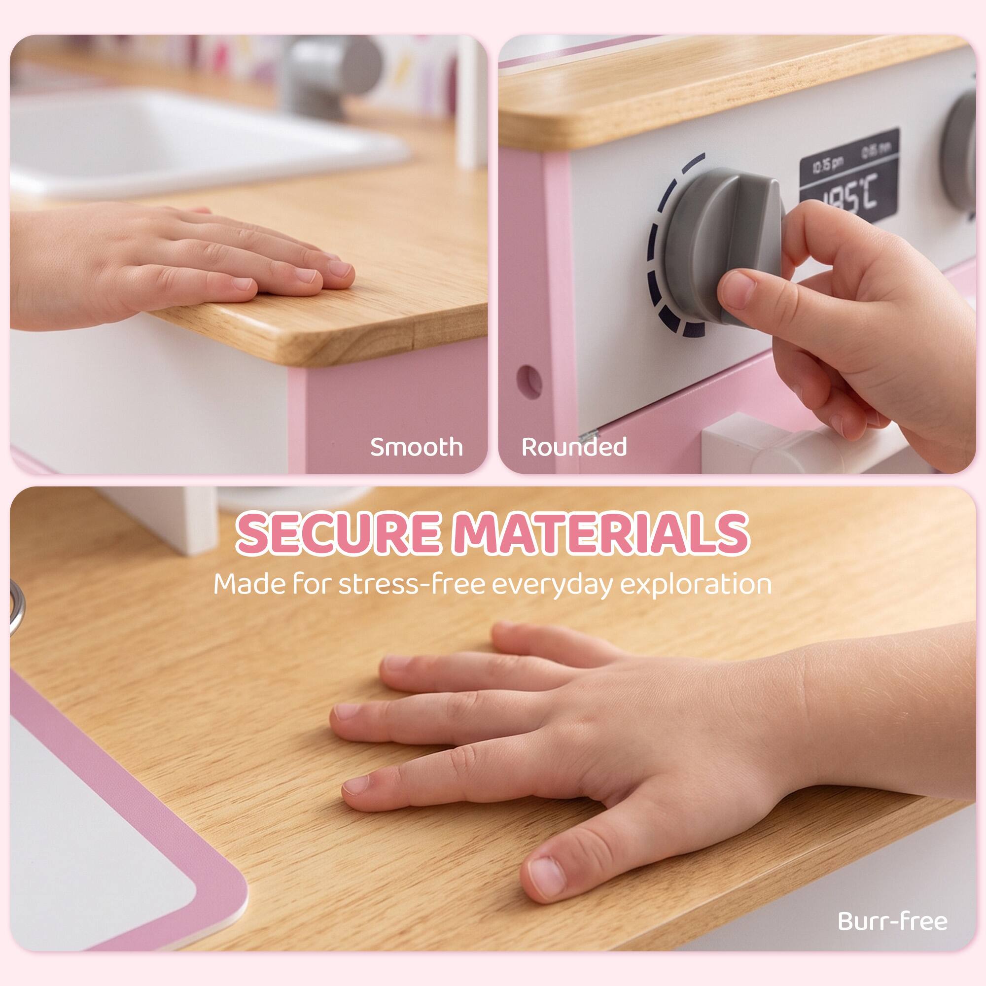 12.15pm 95

Smooth Rounded
SECURE MATERIALS Made for stress-free everyday exploration
Burr-free