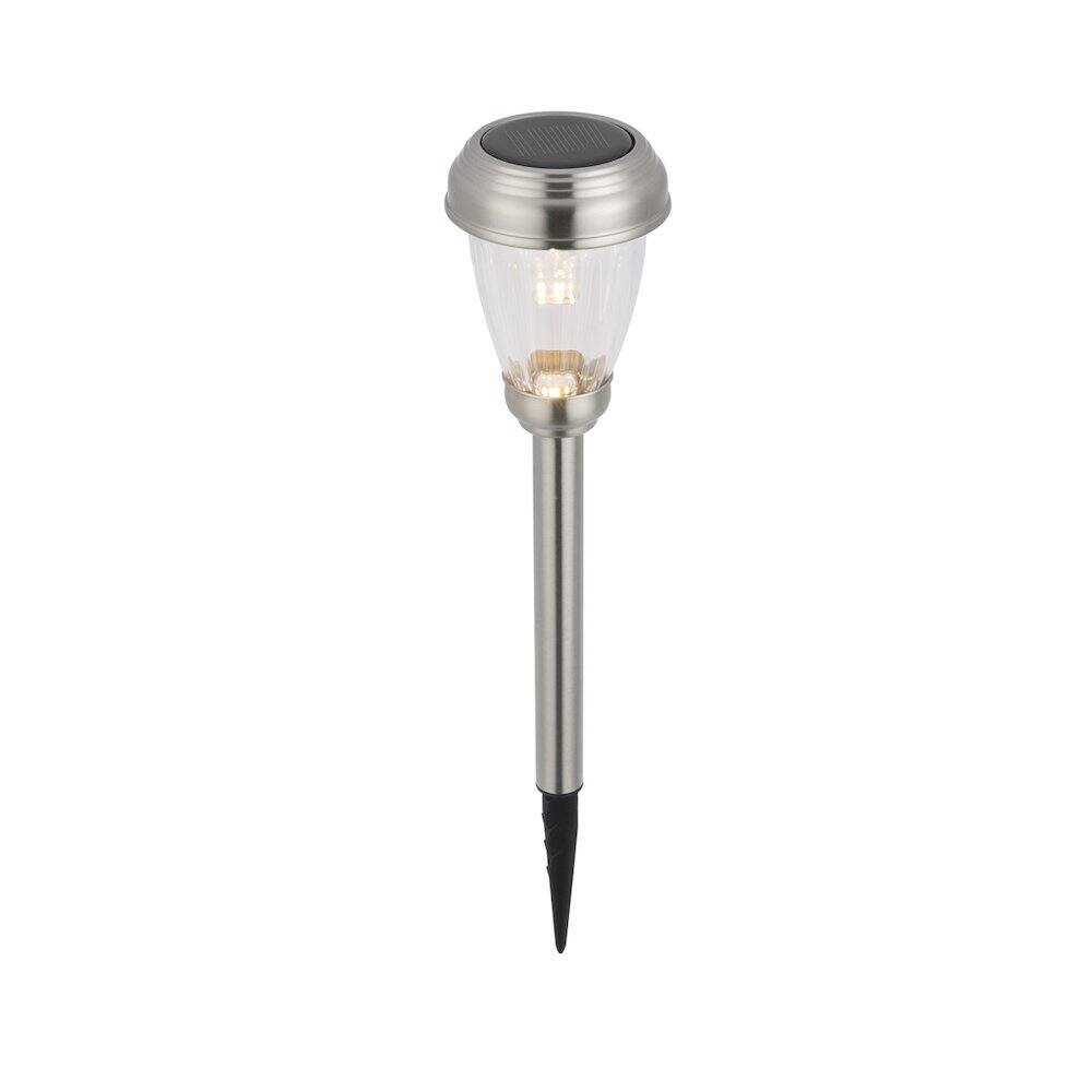 Alt View 4. Living District - Outdoor LED 3000K Pathway Light, Pack of 6 - Silver.
