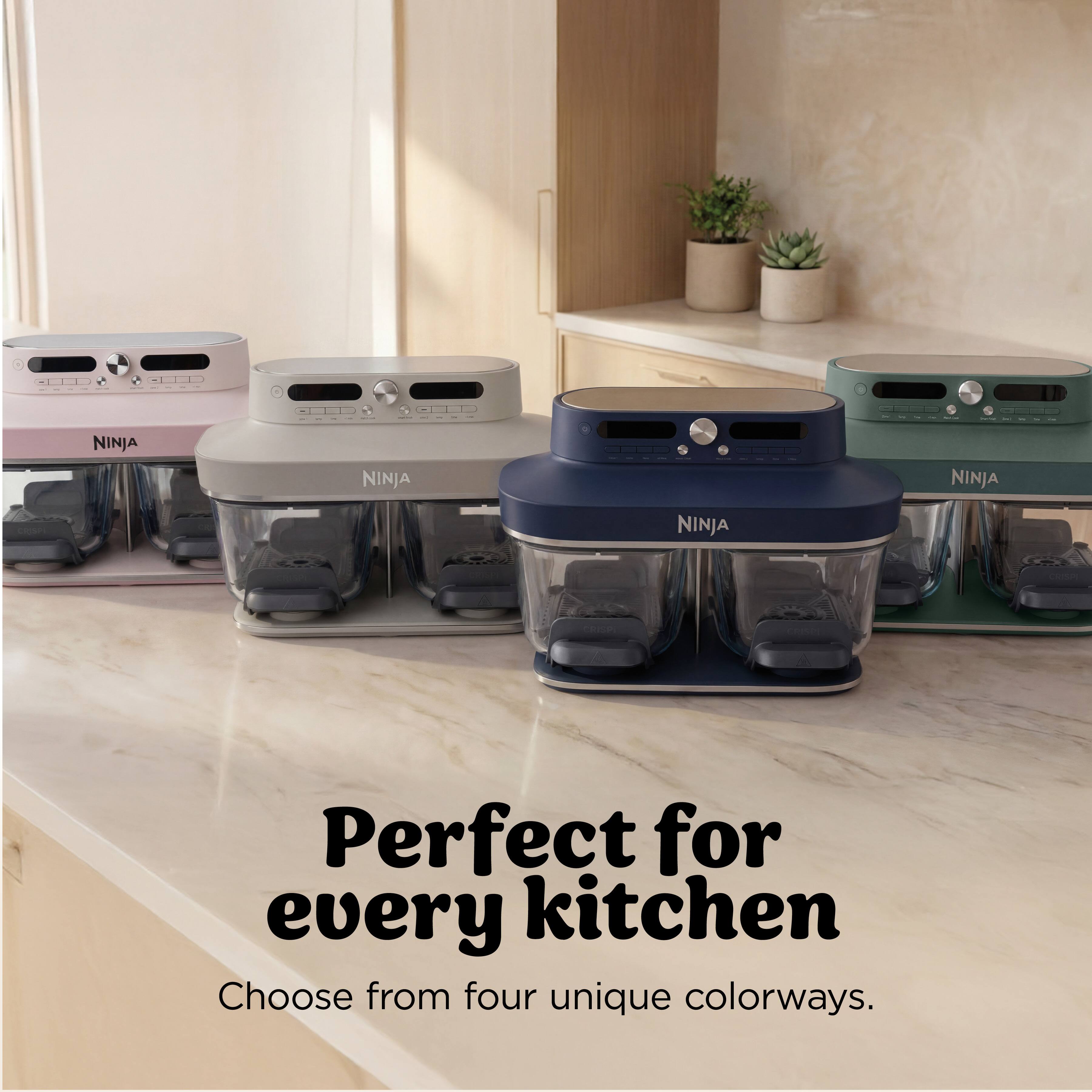 NINJA NINJA NINJA NINJA

Perfect for every kitchen

Choose from four unique colorways.