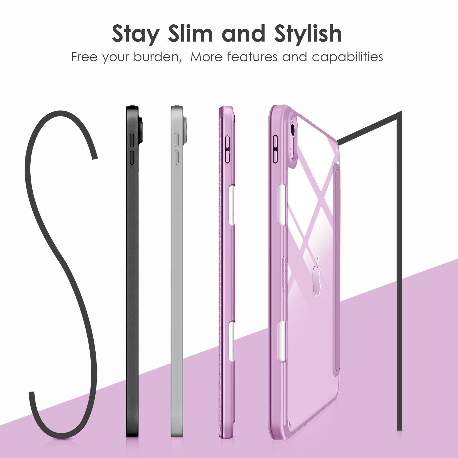 Stay Slim and Stylish  
Free your burden, More features and capabilities