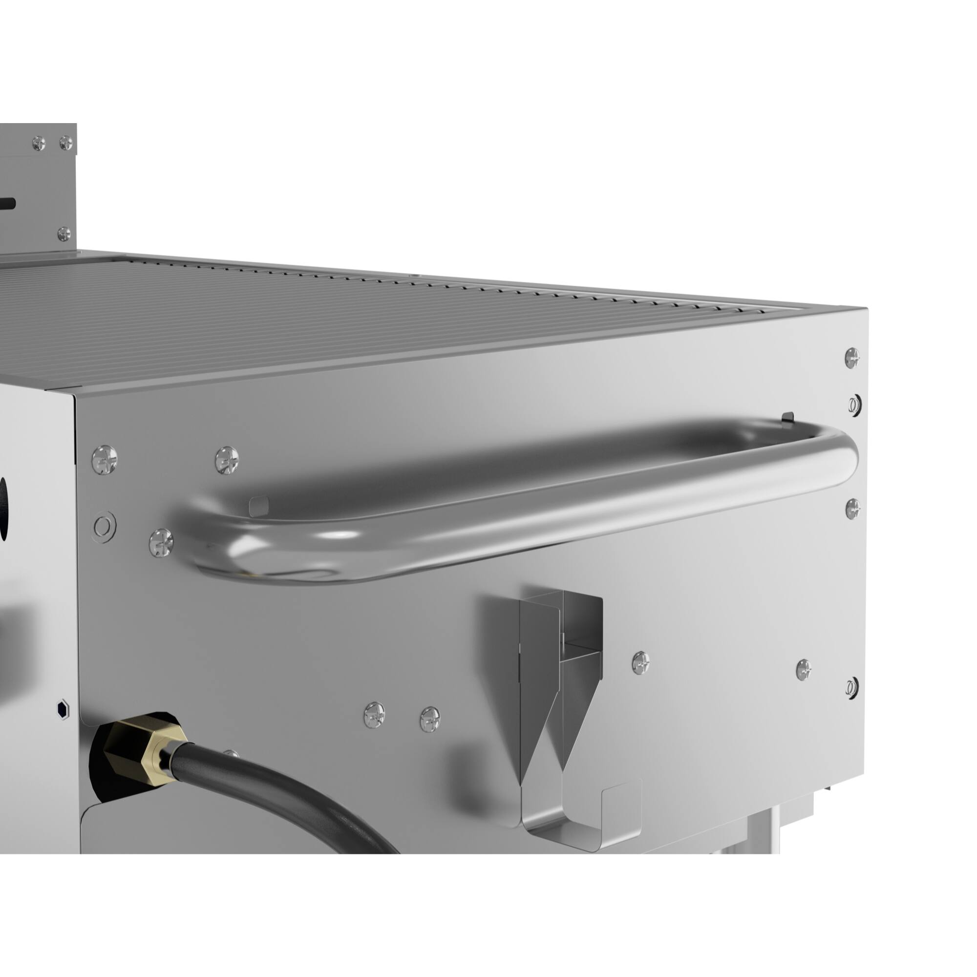 Alt View 4. Koolmore - 72 in. Commercial Outdoor Propane Gas Grill with 36 in. Pizza Oven in Stainless-Steel (CGKIT7-P36) - Stainless Steel.