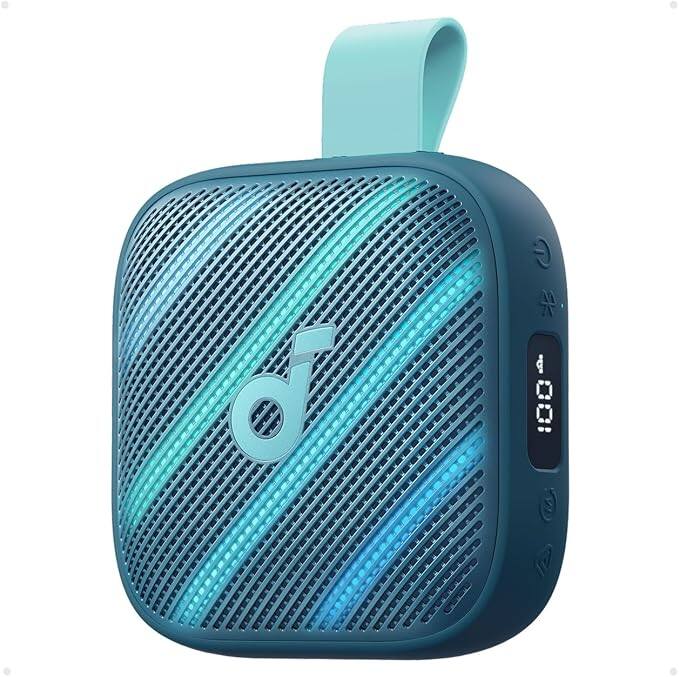 Soundcore - Boom Go 3i Portable Bluetooth Speaker by Anker, 15W Punchy Sound, 24H Playtime, IP68, BassUp 2.0, Waterproof - Blue price history on PriceWatchPro