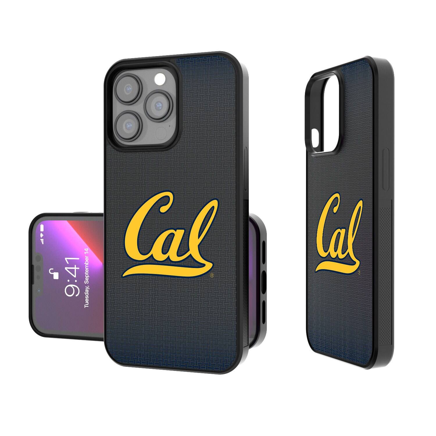 Keyscaper - NCAA - Cal Bears Linen Logo iPhone Bump Case - 15 Plus - Black price history on PriceWatchPro