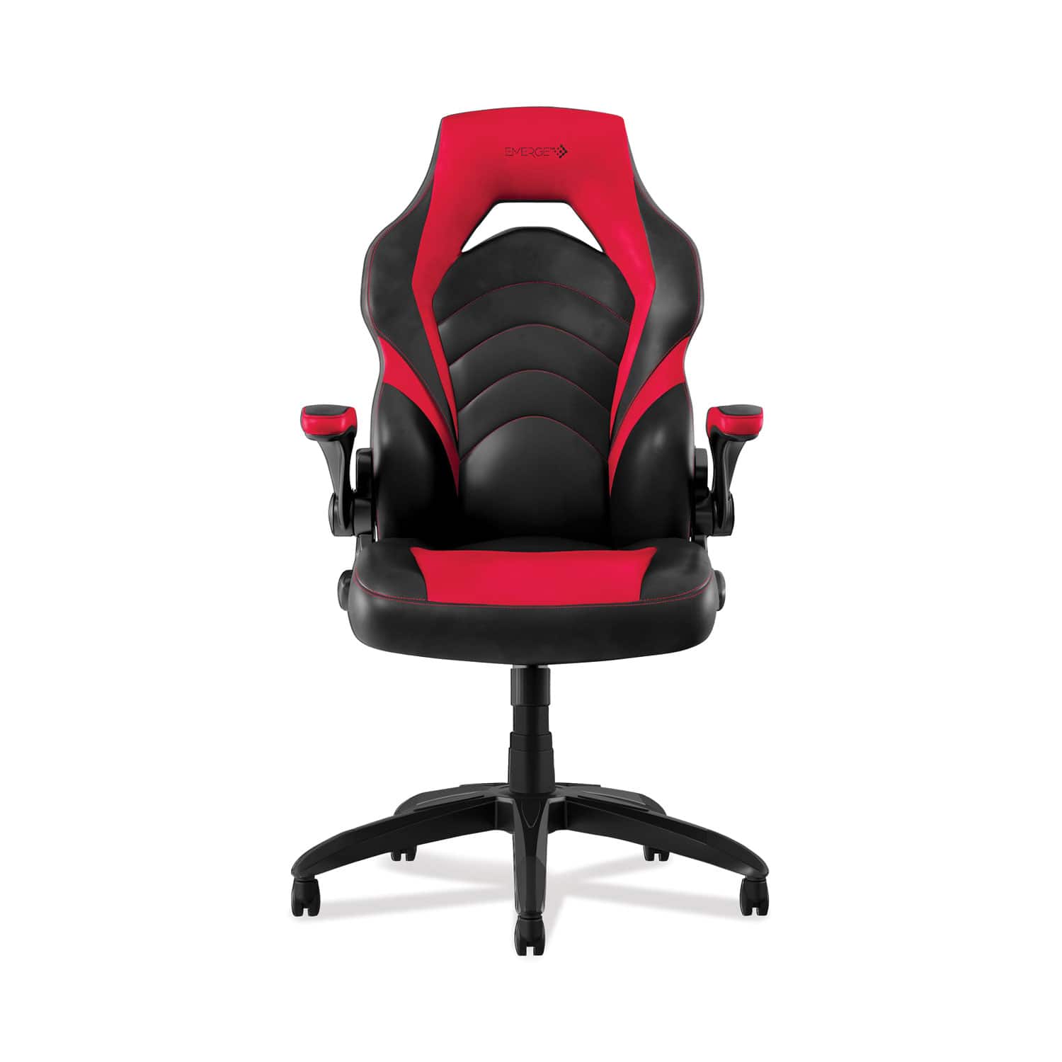 Emerge Vortex Bonded Leather Gaming Chair, Supports Up to 301 lbs