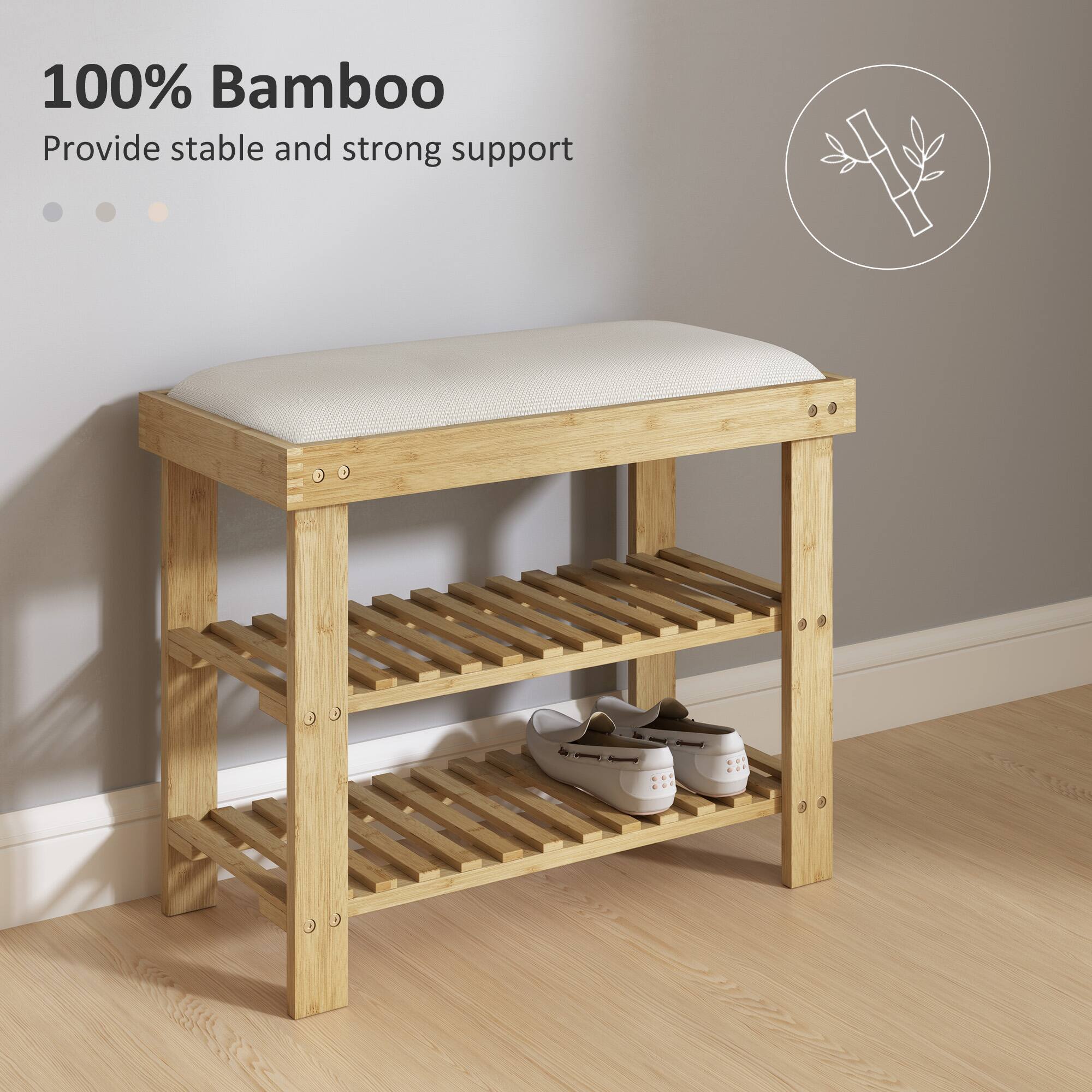 100% Bamboo
Provide stable and strong support