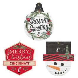 Jardine - Cincinnati Bearcats Ornament Bundle - White