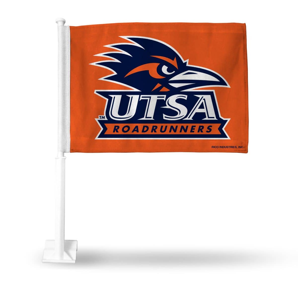 Rico Industries - Texas San Antonio UTSA Roadrunners 14x19 Double Sided Window Mount Car Flag - Multi
